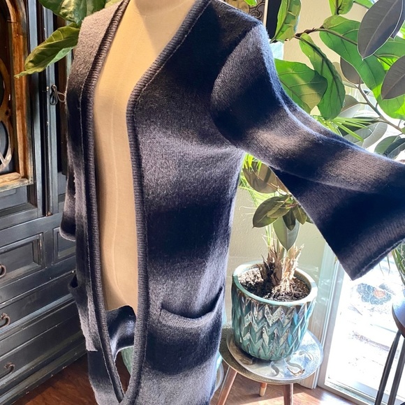 Stitchfix ombré stripe wide sleeve duster cardigan - Picture 7 of 12